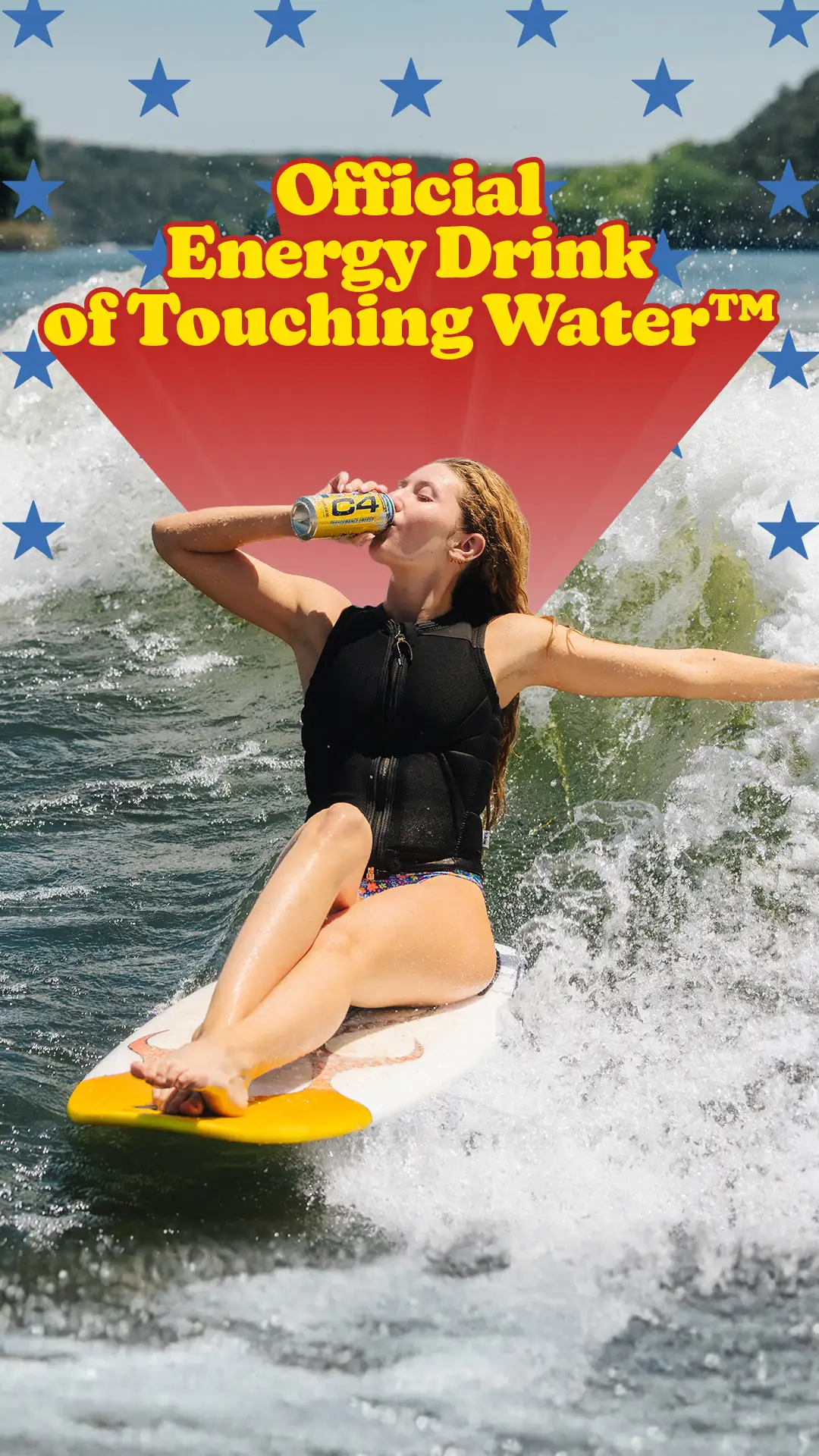 C4 Energy campaign poster: Water