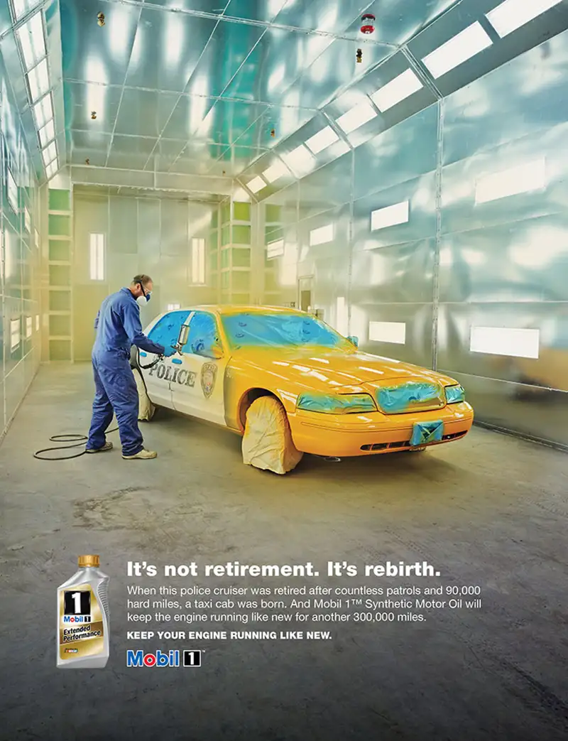 Mobil 1 Cruiser to Cab spray booth image