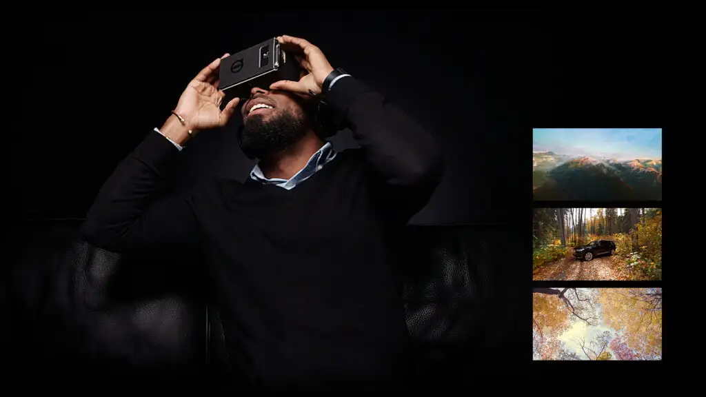 Volvo Reality virtual reality driving experience view